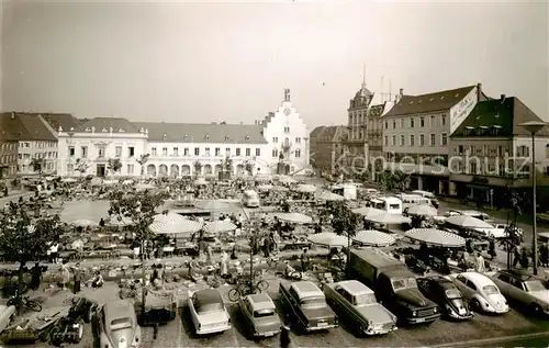 AK / Ansichtskarte  Landau__Pfalz Marktplatz 