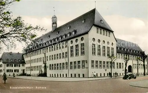 AK / Ansichtskarte  Ruesselsheim_Main Rathaus Ruesselsheim Main