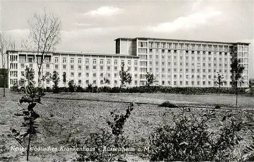 AK / Ansichtskarte  Ruesselsheim_Main Neues staedt Krankenhaus Ruesselsheim Main