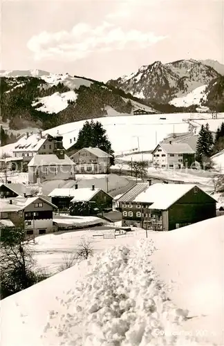 AK / Ansichtskarte  Gunzesried_Blaichach Winterpanorama 