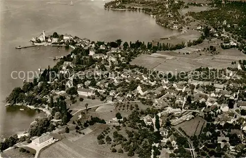 AK / Ansichtskarte 73830333 Wasserburg_Bodensee Fliegeraufnahme Wasserburg Bodensee