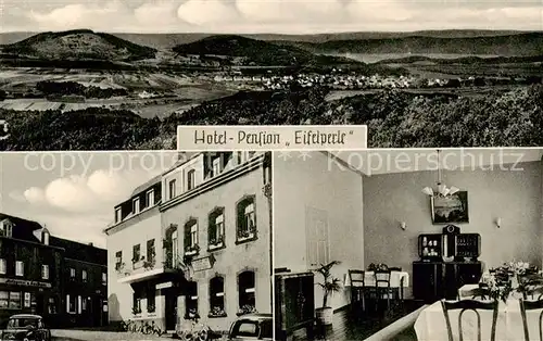 AK / Ansichtskarte  Bell_Eifel Panorama Hotel Pension Eifelparle Gaststube Bell_Eifel