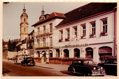 AK / Ansichtskarte  Miltenberg_Main Gasthof Cafe Schoenenbrunn Miltenberg Main