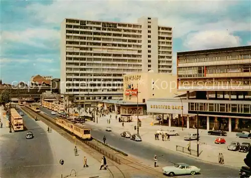 AK / Ansichtskarte  Charlottenburg Hardenbergstrasse mit Bahnhof Zoo Charlottenburg