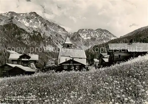 AK / Ansichtskarte  Tschiertschen_GR Panorama 