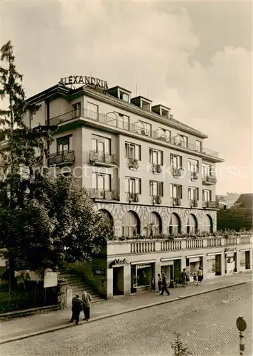 AK / Ansichtskarte  Lazne_Luhacovice_Bad_Luhatschowitz_CZ Hotel Alexandria 