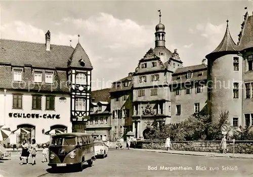 AK / Ansichtskarte  Bad_Mergentheim Blick zum Schloss Bad_Mergentheim