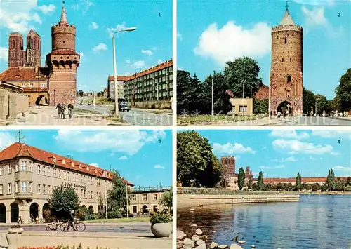 AK / Ansichtskarte 73830451 Prenzlau Mitteltorturm Blindower Tor Hotel Uckermark Am Uckersee Prenzlau