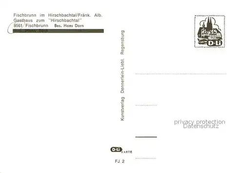 AK / Ansichtskarte 73830527 Fischbrunn_Mittelfranken Fliegeraufnahme mit Gasthaus zum Hirschbachtal Fischbrunn Mittelfranken
