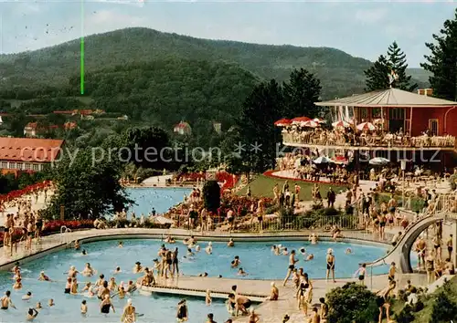 AK / Ansichtskarte  Bad_Kissingen Terrassen Schwimmbad Bad_Kissingen