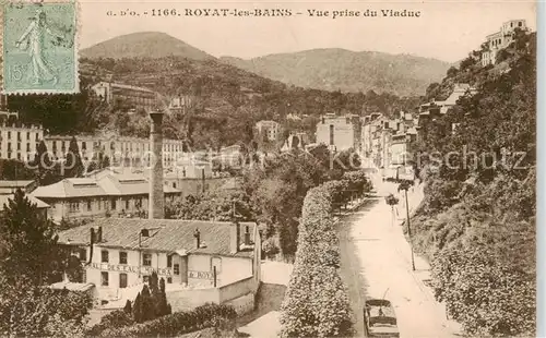 AK / Ansichtskarte Royat_63 les Bains Vue prise du Viaduc 