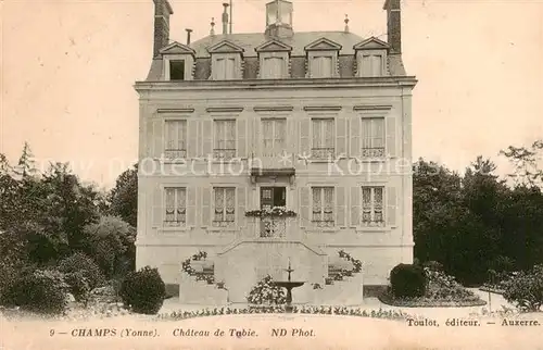 AK / Ansichtskarte Champs sur Yonne_89 Chateau de Tubie 