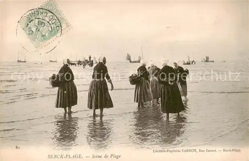 AK / Ansichtskarte Berck Plage_62 Scene de Plage 