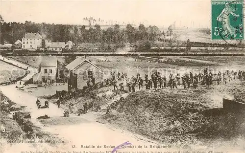AK / Ansichtskarte Sedan_08_Ardennes Bataille de Sedan Combat de la Briqueterie 