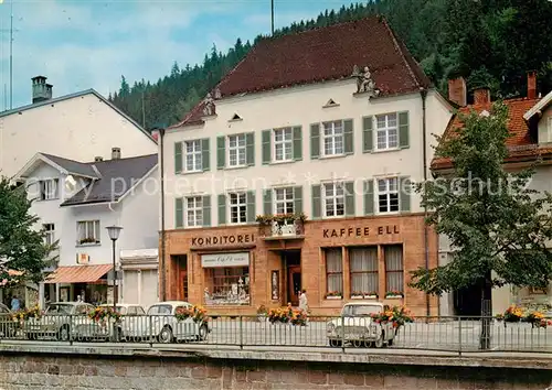 AK / Ansichtskarte St_Blasien Konditorei Kaffee Ell St_Blasien