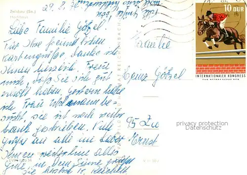 AK / Ansichtskarte Zwickau__Sachsen Hochhaus 