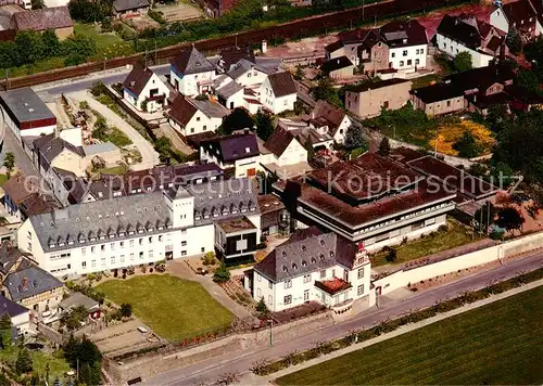 AK / Ansichtskarte Leutesdorf_Rhein Bildungsstaette des Johannesbundes Exerzitienhaus Fliegeraufnahme Leutesdorf Rhein