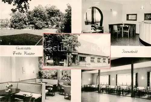 AK / Ansichtskarte Isenstedt_Luebbecke_Westfalen Gaststaette Fritz Kaiser Gastraeume Bar Isenstedt_Luebbecke