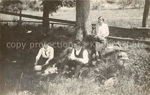 AK / Ansichtskarte  St_Gallen_SG Picknick St_Gallen_SG