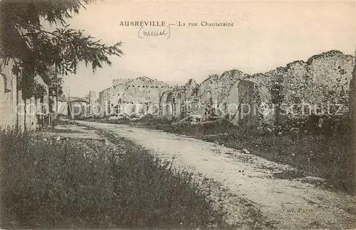 AK / Ansichtskarte  Aubreville_55_Meuse La rue Chanteraine 