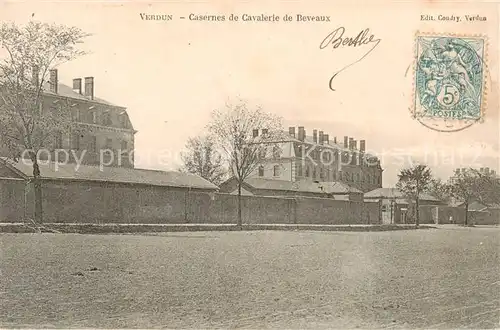 AK / Ansichtskarte  Verdun__55_Meuse Casernes de Cavalerie de Beveaux 