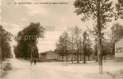 AK / Ansichtskarte  Mondidier_Montdidier_80_Somme Les Varietes la Sous Prefecture 