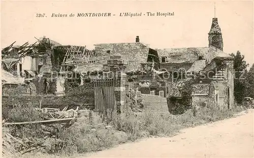 AK / Ansichtskarte  Montdidier_80_Somme Hopital 