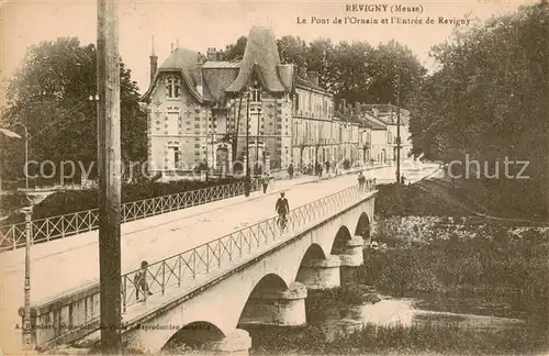 AK / Ansichtskarte  Revigny_55-sur-Ornain_Meuse Le Pont de lOrnain et lEntree de Revigny 