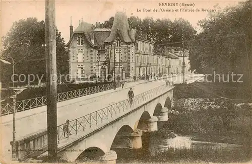 AK / Ansichtskarte  Revigny_55-sur-Ornain_Meuse Le Pont de lOrnain et lEntree de Revigny 