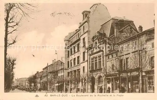 AK / Ansichtskarte  Bar-le-Duc_55 Le Boulevard de la Rochelle et la Poste 