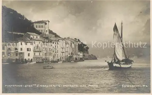 AK / Ansichtskarte  Portofino_Liguria_IT Stazne S Martherita Entrata del Porto 