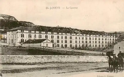 AK / Ansichtskarte  Lodeve_34_Herault La Caserne 