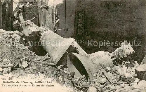 AK / Ansichtskarte  Faverolles_02_Aisne Bataille de lOurcq Juillet 1918 