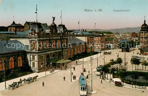 AK / Ansichtskarte 73830809 Mainz__Rhein Hauptbahnhof 