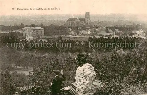 AK / Ansichtskarte  Meaux_77 Panorama vu de Cregy 