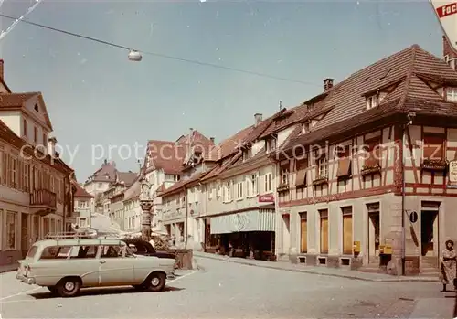 AK / Ansichtskarte  Gernsbach Strassenpartie Gernsbach