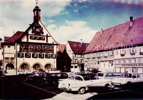 AK / Ansichtskarte  Metzingen__Erms_BW Marktplatz 