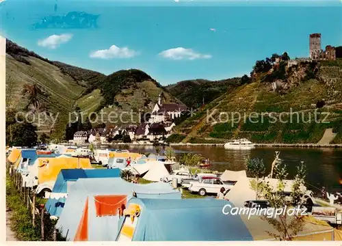 AK / Ansichtskarte  Beilstein_Mosel Panorama Campingplatz Beilstein_Mosel