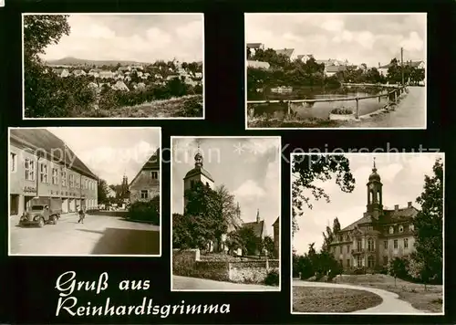 AK / Ansichtskarte  Reinhardtsgrimma Panorama Ortsansichten Kirche Reinhardtsgrimma