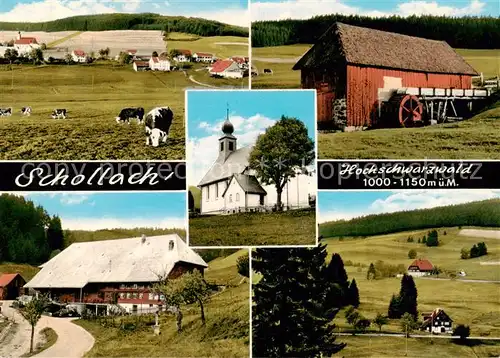 AK / Ansichtskarte  Schollach_Eisenbach Panorama Muehle Bauernhaus Schollach_Eisenbach