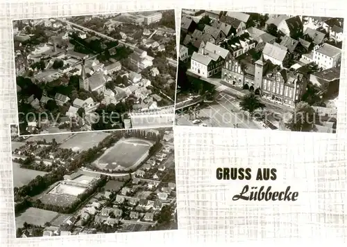 AK / Ansichtskarte  Luebbecke_Westfalen Fliegeraufnahmen Luebbecke_Westfalen