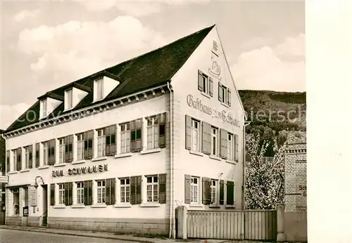 AK / Ansichtskarte  Lahr_Baden Gasthaus zum Schwanen Lahr_Baden