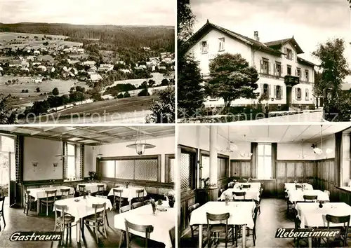 AK / Ansichtskarte  uehlingen-Birkendorf Panorama Gasthaus Pension zum Posthorn Gaststube Nebenzimmer uehlingen-Birkendorf