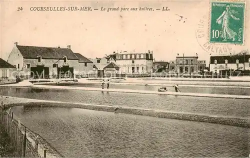 AK / Ansichtskarte Courseulles sur Mer_14_Calvados Le grand parc aux huitres 