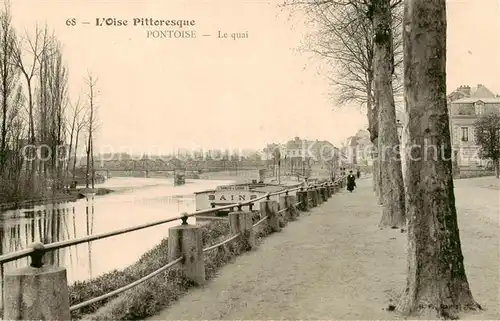 AK / Ansichtskarte Pontoise_95_Val d_Oise Le quai 