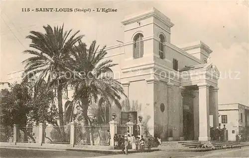 AK / Ansichtskarte Saint Louis_Senegal Eglise 
