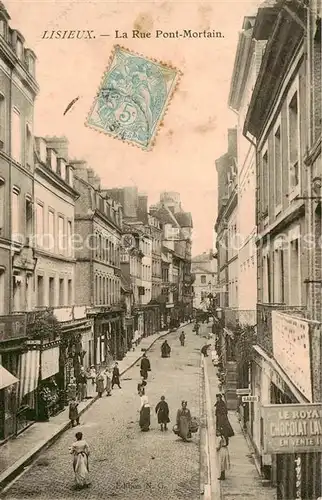 AK / Ansichtskarte Lisieux_14 La Rue Pont Mortain 