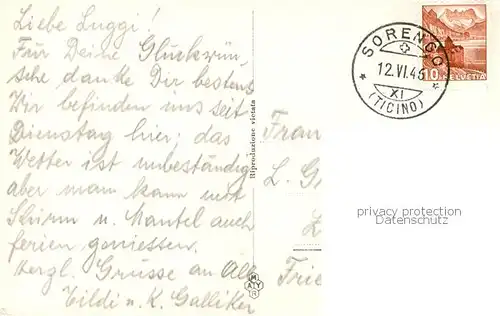 AK / Ansichtskarte Paradiso_Lago_di_Lugano_TI con la Funicolare de Monte San Salvatore 