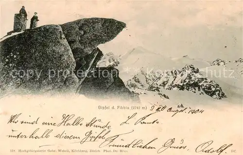 AK / Ansichtskarte Fibbia_TI Gipfelblick 