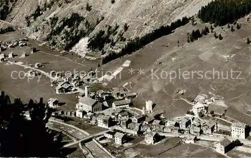 AK / Ansichtskarte Saas Grund_VS Fliegeraufnahme 